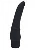 Klasyczne wibrujące dildo smukłe czarne 21 cm